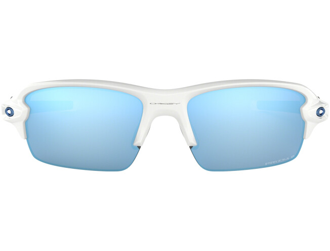 OAKLEY Flak XS Polished White Prizm Deep Water Polarized