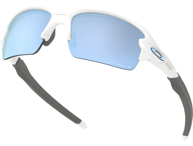 OAKLEY Flak XS Polished White Prizm Deep Water Polarized