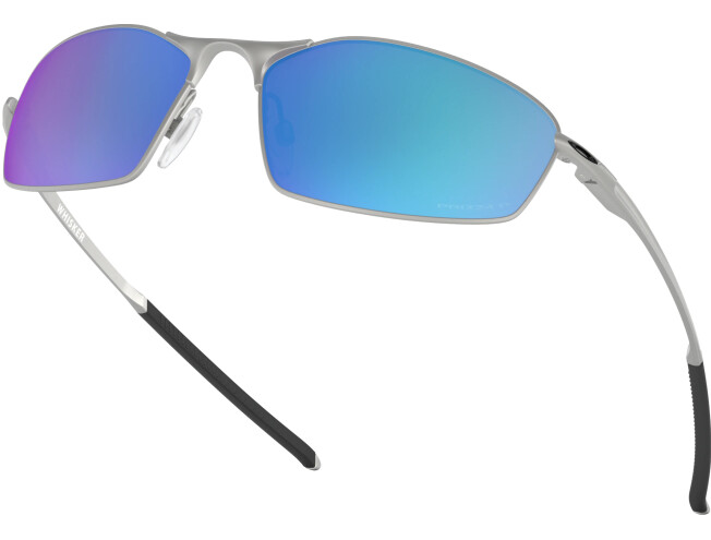 OAKLEY Whisker Satin Chrome Prizm Sapphire Polarized