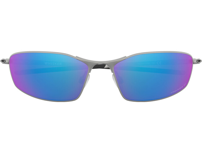 OAKLEY Whisker Satin Chrome Prizm Sapphire Polarized