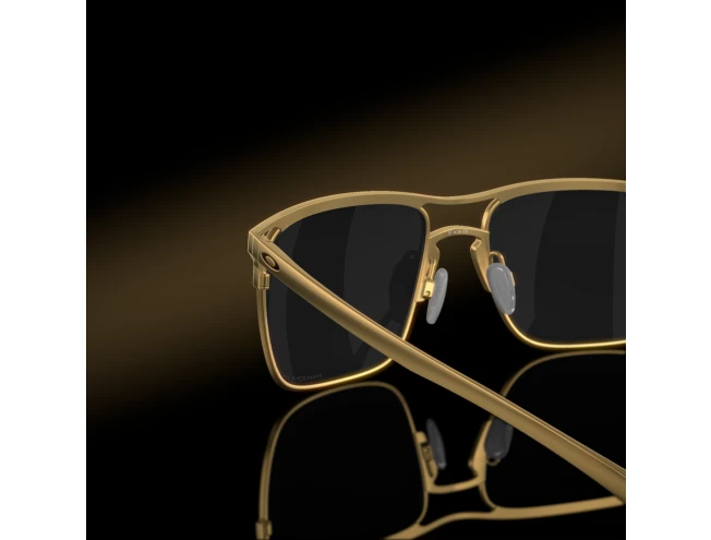 Holbrook™ TI Prizm Black Polarized Lenses, Satin Gold Frame Sunglasses, Oakley®