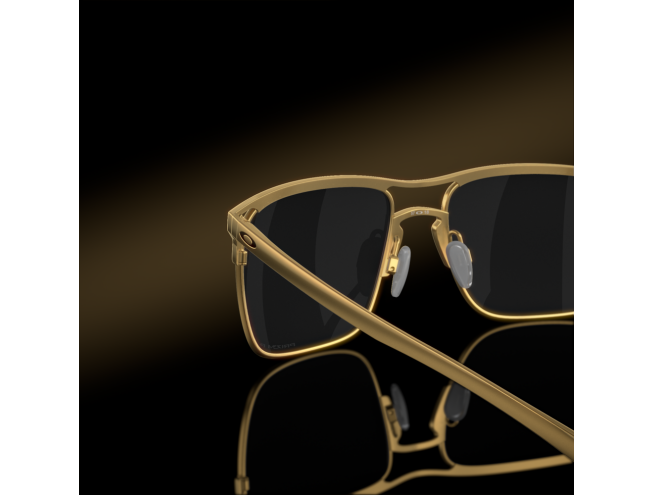 Päikeseprillid OAKLEY Holbrook TI Satin Gold Prizm Black Polarized