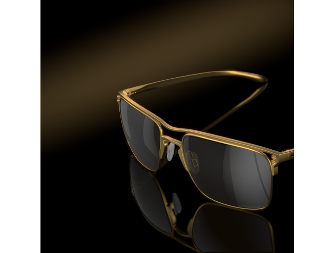 Päikeseprillid OAKLEY Holbrook TI Satin Gold Prizm Black Polarized