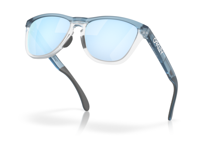 Päikeseprillid OAKLEY Frogskins Range Transparent Stonewash Prizm Deep Water Polarized Transparent Stonewash Prizm Deep Water Polarized