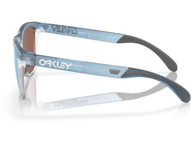 Päikeseprillid OAKLEY Frogskins Range Transparent Stonewash Prizm Deep Water Polarized Transparent Stonewash Prizm Deep Water Polarized