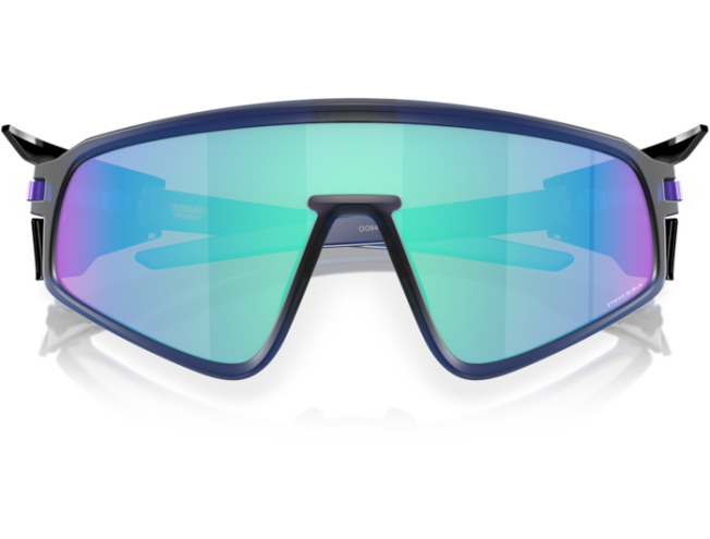 Päikeseprillid OAKLEY Latch Panel Matte Transparent Navy Prizm Sapphire Matte Transparent Navy Prizm Sapphire