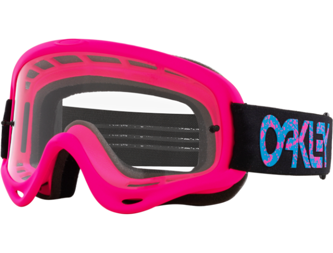 Krossiprillid OAKLEY O-Frame MX Pink Splatter Clear Pink Splatter Clear