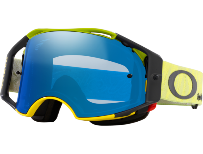 Krossiprillid OAKLEY Airbrake MTB Troy Lee Revel Yellow Black ice iridium Troy Lee Revel Yellow Black Ice Iridium