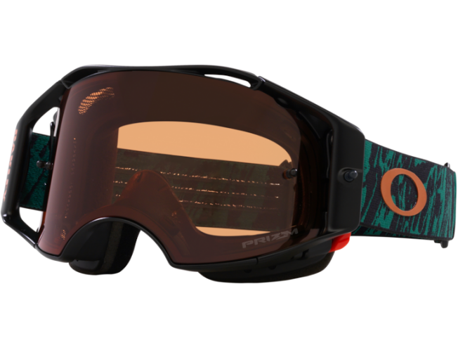 Krossiprillid OAKLEY Airbrake MTB Viridian Striped Prizm MX Bronze Viridian Striped Prizm MX Bronze