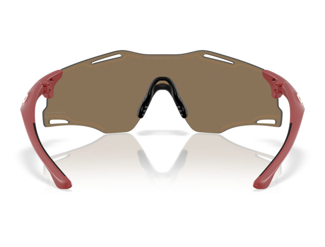 Päikeseprillid OAKLEY Cybr Zero Matte Iron Red Prizm 24k