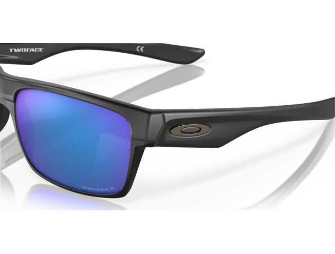 Päikeseprillid ОАΚLЕΥ Тwоfасе Маttе Вlасk Рrіzm Ѕаррhіrе Роlаrіzеd Matte Black Prizm Sapphire Polarized