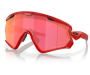 Päikeseprillid OAKLEY Wind Jacket 2.0 Matte Redline Prizm Snow Torch Matte Redline Prizm Snow Torch