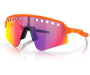 Päikeseprillid OAKLEY Sutro Lite Sweep MVDP Orange Sparkle Prizm Road Mathieu Van Der Poel Orange Sparkle Prizm Road